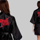 Rebel Mom Satin Robe | $45 | Baby Teith